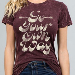 Vintage mineral T-Fleetwood mac lyrics